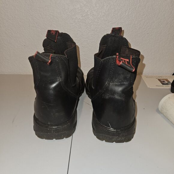 Australian UBBK Redback Men's Bobcat Slip-on Boots Soft Toe 10 AU 11 US 12 BLACk - Picture 7 of 14